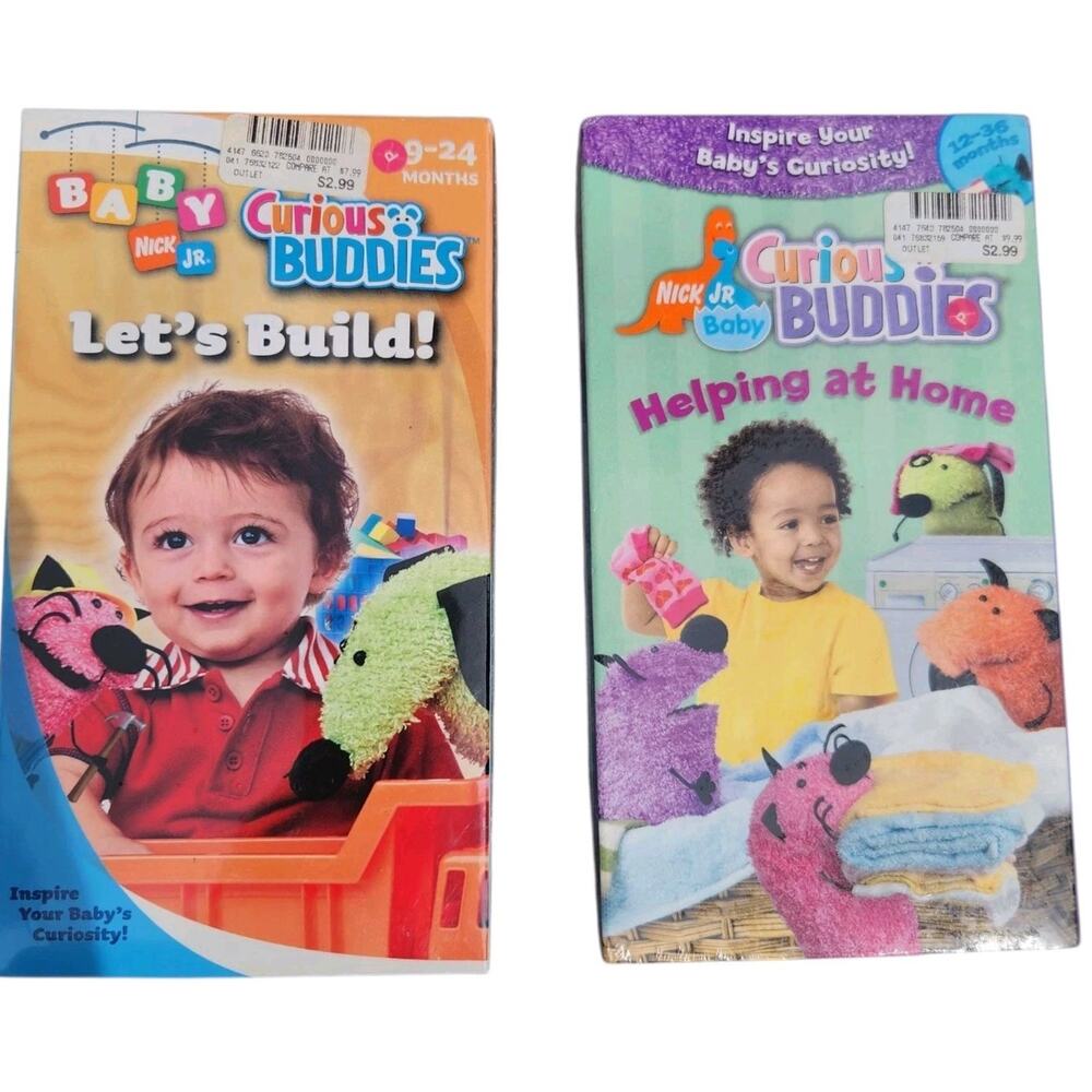 Nickelodeon Curious Buddies Baby DVD Set - Orange, Yellow, Purple, Pink, Green